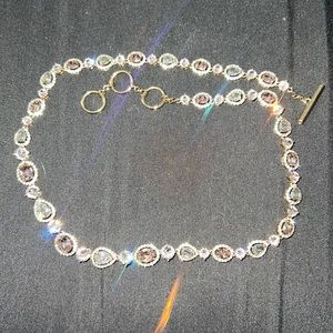 Like new light pink and clear crystal